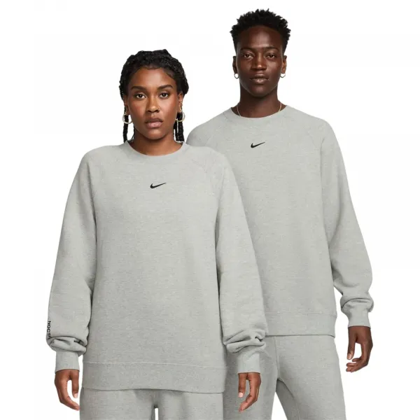 Nike x Nocta Fleece CS Crew Hoodie "Dark Grey Heather" (FN8160-063)