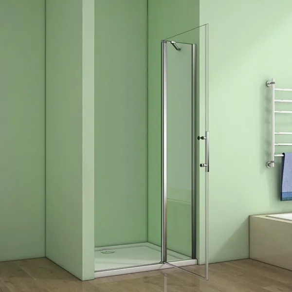H K - Sprchové dvere MELODY B5 90 jednokrídlové s pevnou stenou 89-92 x 195 cm SE- MELODYB590SET