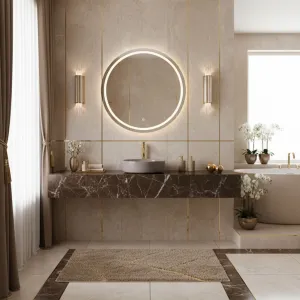 REA - Umývadlo na dosku SAMI Beige Shiny REA-U6382