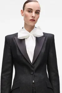 Sako Karl Lagerfeld Metallic Blazer Black