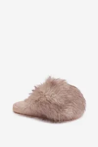 Boto Furry dámske papuče béžové