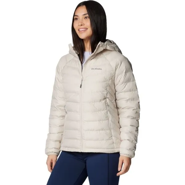 Columbia POWDER LITE HOODED JACKET Dámska bunda, béžová, veľkosť