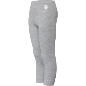 VIKING BY NORWAY SOFT BASELAYER MERINO PANTS Detská termobielizeň, sivá, veľkosť