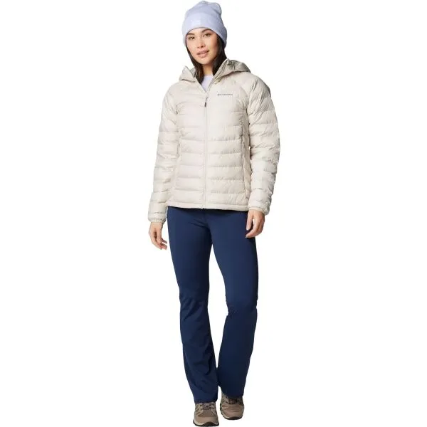 Columbia POWDER LITE HOODED JACKET Dámska bunda, béžová, veľkosť