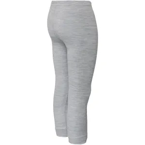 VIKING BY NORWAY SOFT BASELAYER MERINO PANTS Detská termobielizeň, sivá, veľkosť