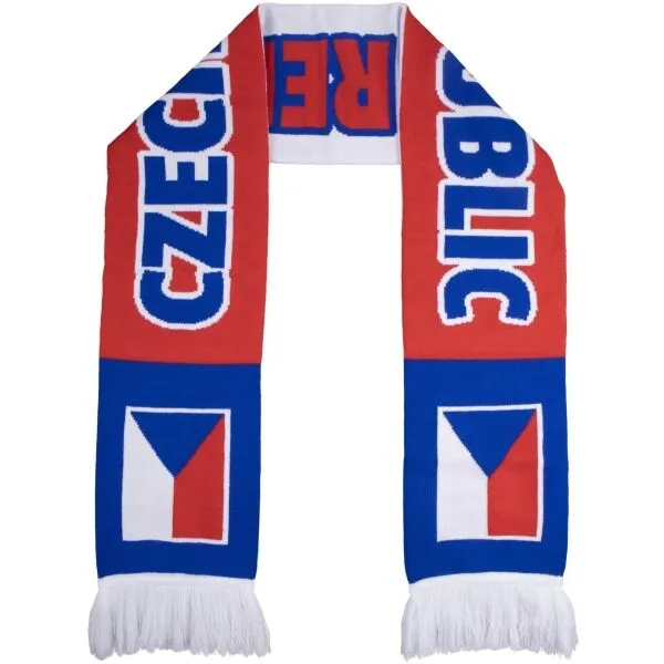 FLLÖS FANLINE SCARF CZECH 6 Zimný šál, biela, veľkosť UNI