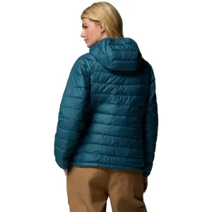 Columbia POWDER LITE HOODED JACKET Dámska bunda, modrá, veľkosť