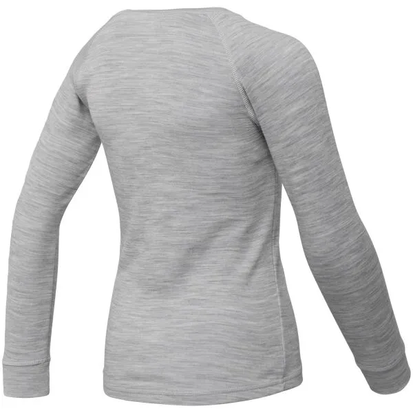 VIKING BY NORWAY SOFT BASELAYER MERINO TOP Detská termobielizeň, sivá, veľkosť