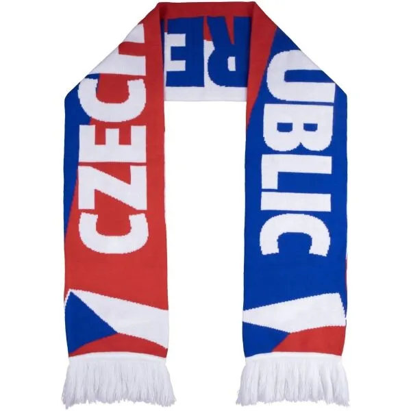 FLLÖS FANLINE SCARF CZECH 5 Zimný šál, biela, veľkosť UNI