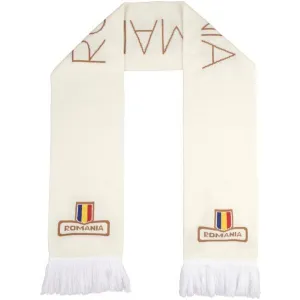 FLLÖS FANLINE SCARF ROMANIA 9 Zimný šál, biela, veľkosť