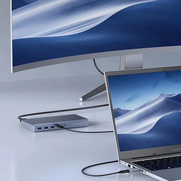Orico AH-AC10 adaptér USB-C / USB 3.1, šedý