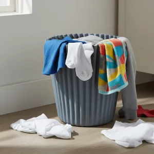 Taburet, svetlosivá, plast, AKANIT