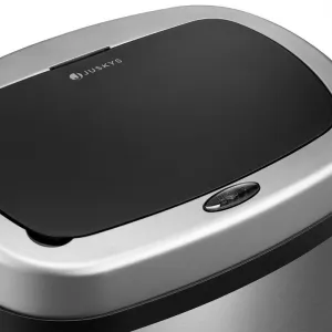 Automatický bezdotykový odpadkový kôš 50 l – strieborný