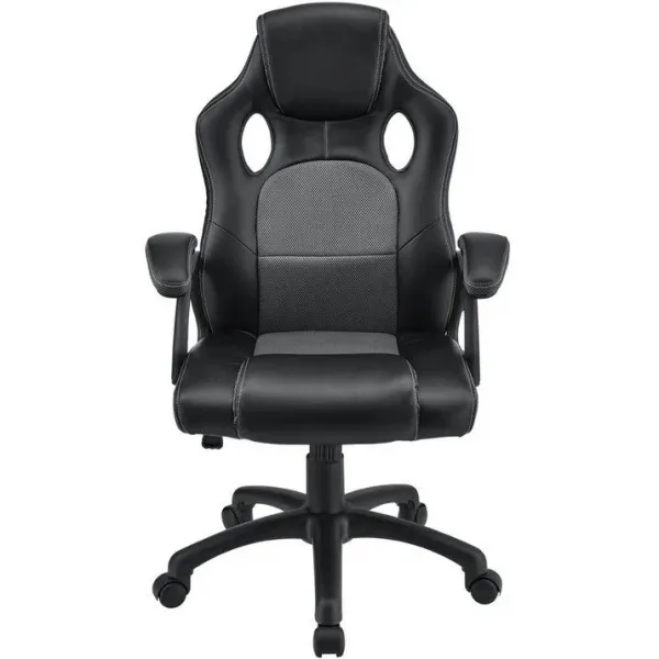Ergonomická kancelárska stolička, čierna, polohovateľná opie