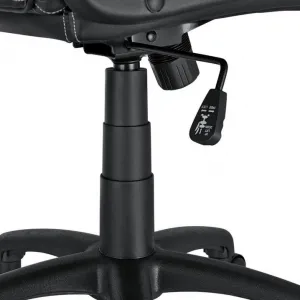 Ergonomická kancelárska stolička, čierna, polohovateľná opie