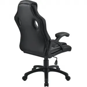 Ergonomická kancelárska stolička, čierna, polohovateľná opie