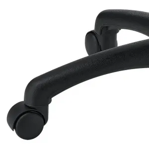 Ergonomická kancelárska stolička, čierna, polohovateľná opie