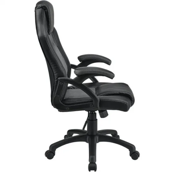 Ergonomická kancelárska stolička, čierna, polohovateľná opie