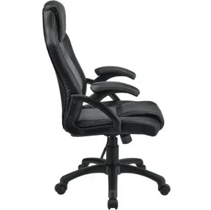 Ergonomická kancelárska stolička, čierna, polohovateľná opie