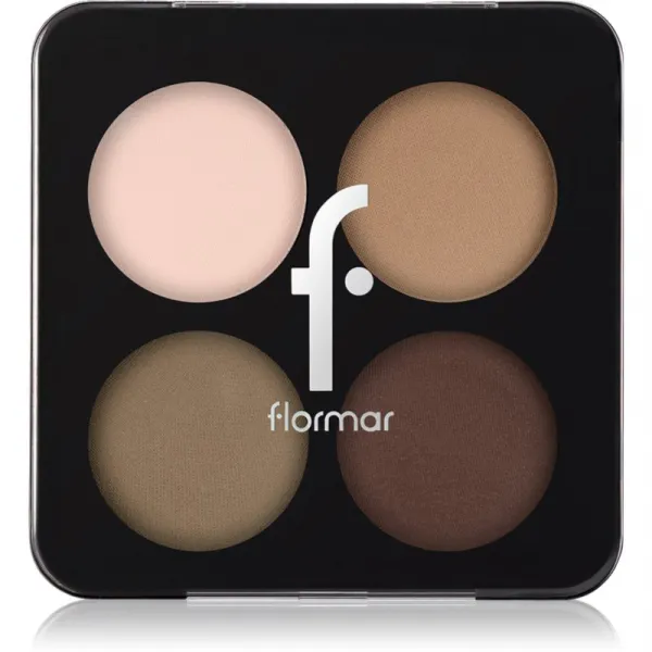 flormar Color Eyeshadow Palette paletka očných tieňov odtieň 004 Swiss Chocolate 6 g