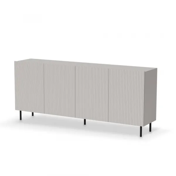 HALMAR Komoda Paxos 180 cm kašmír/černá