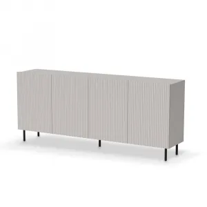 HALMAR Komoda Paxos 180 cm kašmír/černá
