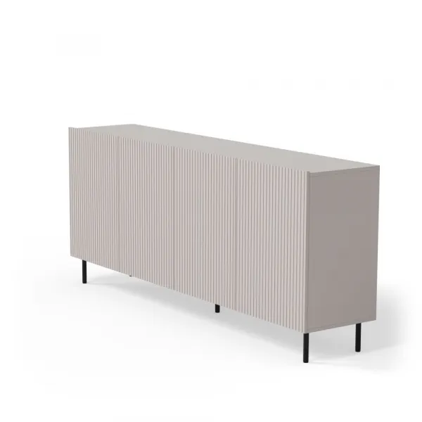 HALMAR Komoda Paxos 180 cm kašmír/černá