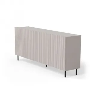 HALMAR Komoda Paxos 180 cm kašmír/černá