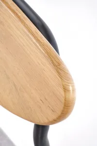 HALMAR Jídelní set Dicky dub přírodní/černý