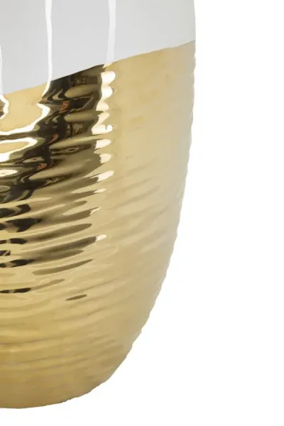 Mauro Ferretti Váza Lux 35 cm zlatá/biela