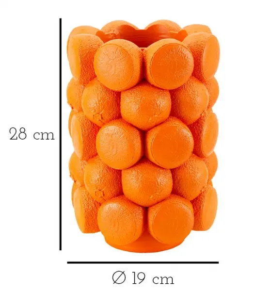 Mauro Ferretti Váza Orange 28 cm oranžová