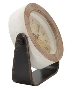 Mauro Ferretti Stolné hodiny Okrúhle 24 cm hnedé