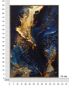 Mauro Ferretti Obraz Andromeda A 60x90 cm modrý/zlatý