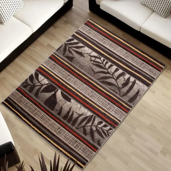 DECOREUM Kusový koberec H093D DARK hnedý SUMATRA carving Rozmer: 190x270