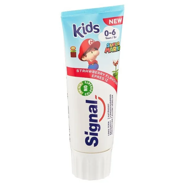 Signal Kids Strawberry detská zubná pasta 75 ml