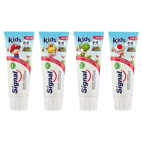 Signal Kids Strawberry detská zubná pasta 75 ml