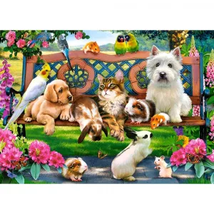 Castorland Puzzle Maznáčikovia v parku 180 dielikov-KIK