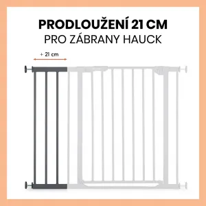 Hauck Zábrana Open N Stop 2 rozšírenie 21 cm Dark Grey