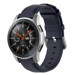 BStrap Leather Lux remienok na Samsung Galaxy Watch 3 41mm, navy blue (SSG015C05)