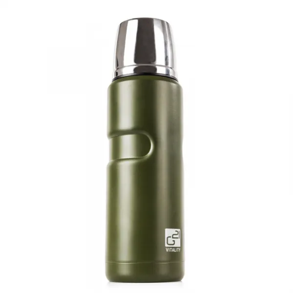 G21 Termofľaša na pitie, 500 ml, khaki zelená