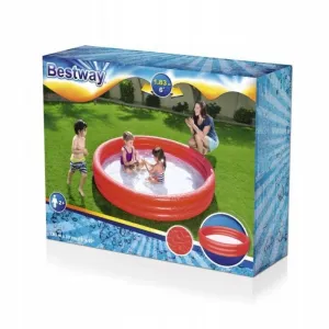 51027 BESTWAY Detský bazén jednofarebný 188x33cm BESTWAY 51027 Červená