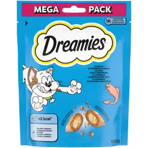 Dreamies pochúťka pre mačky s lososom 180g 3+1 zadarmo (do vypredania)