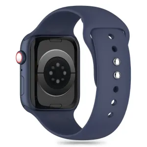 Tech-Protect Silicone remienok na Apple Watch 42/44/45/49mm, midnight blue