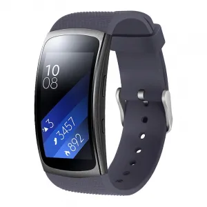 BStrap Silicone Land remienok na Samsung Gear Fit 2, purple gray (SSG005C05)