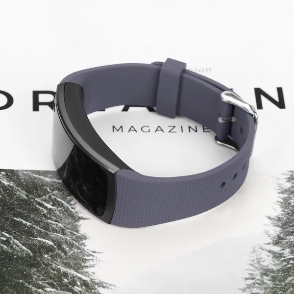 BStrap Silicone Land remienok na Samsung Gear Fit 2, purple gray (SSG005C05)