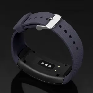 BStrap Silicone Land remienok na Samsung Gear Fit 2, purple gray (SSG005C05)