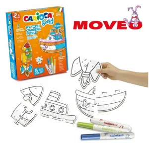 BABY zjednodušené puzzle Loď pre deti Carioca od 24 mesiacov16-CARIOCA