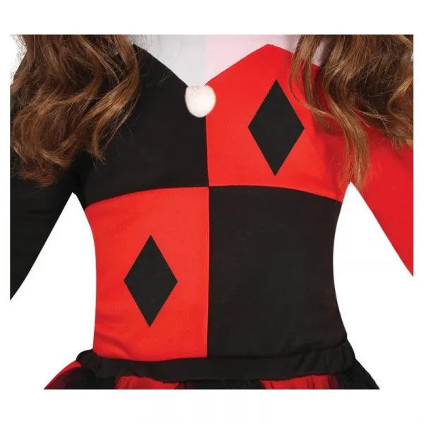 Guirca Kostým Harley Quinn klaun 3-4 roky