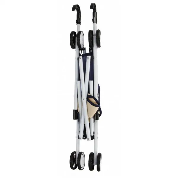Kočík pre bábiky kovový rám Navy Blue 53cm