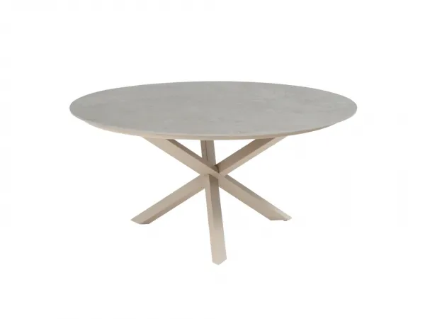 Prado jedálenský stôl Ø160 cm ceramic latte
